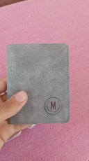 GU II Male Short Thin Wallet Brown – Stylish Slim Leather Wallet for Men