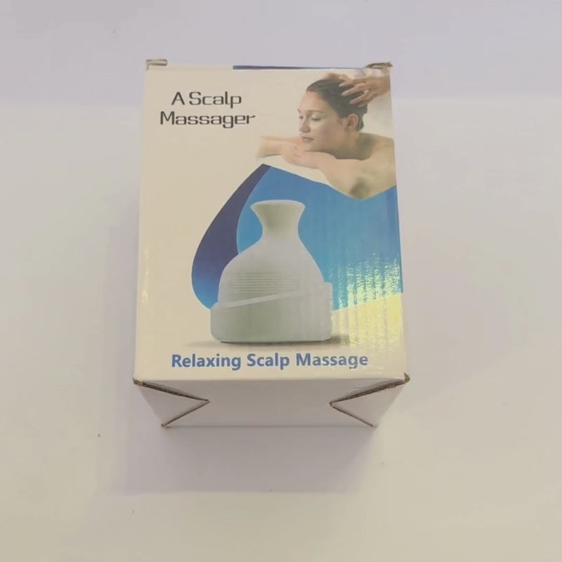 GrabitPK electric scalp massage device with washable massage heads